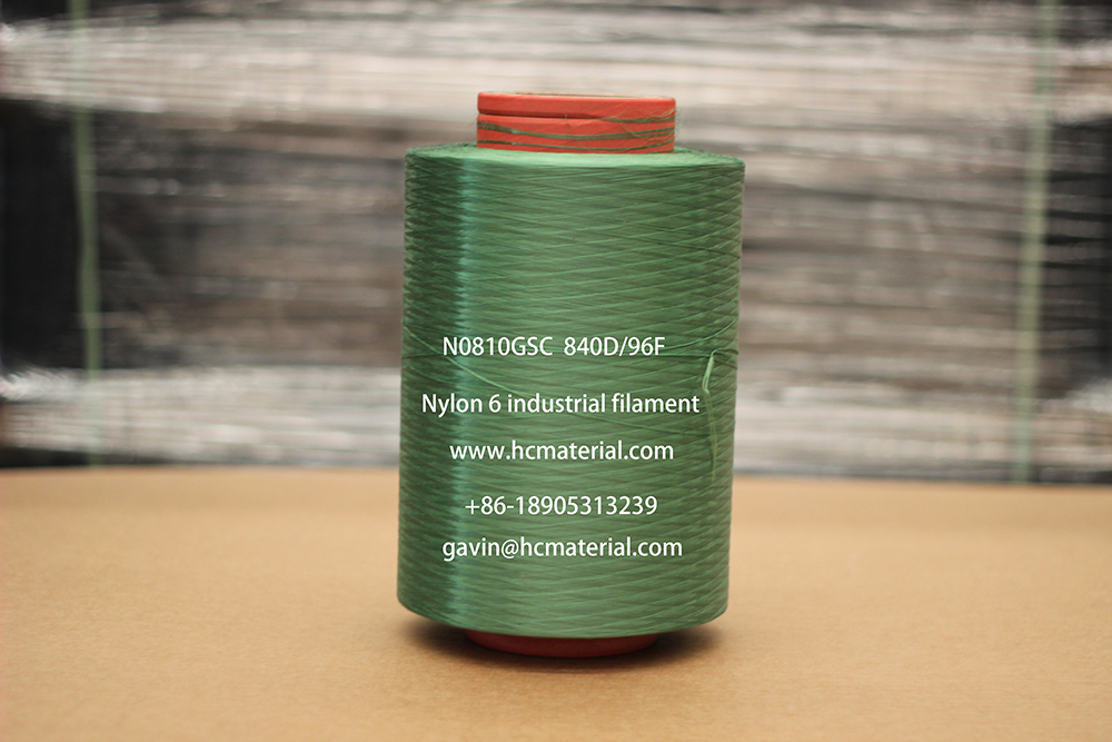 840D/96F High Tenacity Nylon 6 (PA6) Industrial Filament N0810GSC